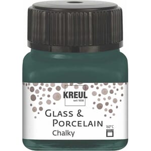 Glass- og porselensmaling - Chalky Cottage Green matt, 20 ml