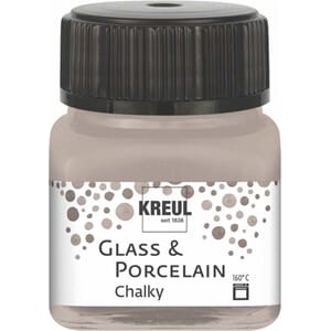Glass- og porselensmaling - Chalky Noble Nougat matt, 20 ml