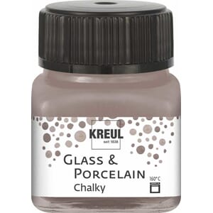 Glass- og porselensmaling - Chalky Mild Mocca matt, 20ml
