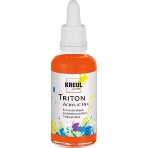 Triton Acrylic Ink - Orange, 50 ml