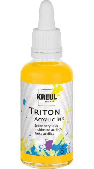 Triton Acrylic Ink - Maize Yellow, 50 ml