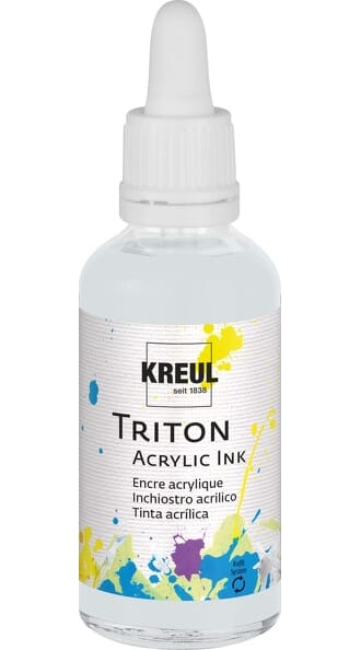 Triton Acrylic Ink - Silver, 50 ml