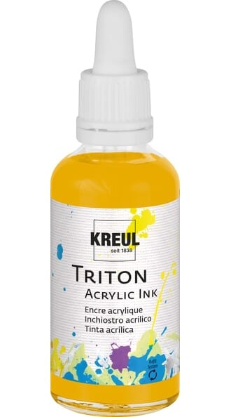 Triton Acrylic Ink - Gold, 50 ml