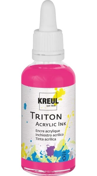 Triton Acrylic Ink - Violet Red, 50 ml