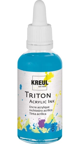 Triton Acrylic Ink - Turquise Blue, 50 ml