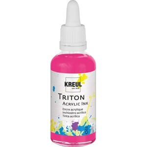 Triton Acrylic Ink - Flourescent Pink, 50 ml