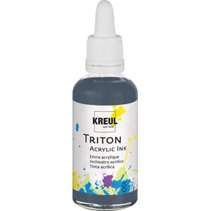 Triton Acrylic Ink - Graphite, 50 ml