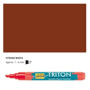 Triton Acrylic Paint Marker 1.4 - Dark Oxide Brown