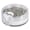 Smykkeringer - Sølvfarget metall , str 7 mm, 60 stk