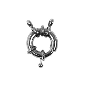 Mellomdel, ring 19 mm - Sølv - 1 stk