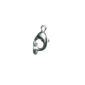 Karabinlås med ring 13 mm - Sølv