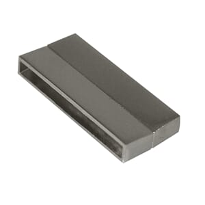Metalllås 43 mm - Sølvfarget, 2 deler