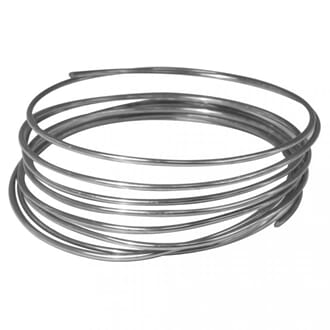 Aluminium wire - Platinum farget, fleksibel, 2 mm