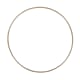 Metal ring - Gullfarget metall, str 20 cm, 1 stk