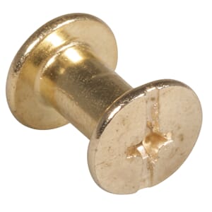 Pin & Peg Skruer - Gull, str 1.1 cm, 8/Pkg
