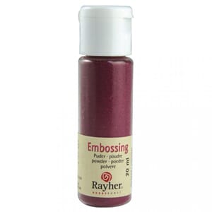 Embossing pulver - Burgundy, opaque, bottle 20 ml