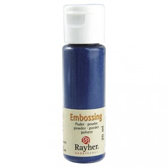 Embossing pulver - Royal blue, opaque, bottle 20 ml
