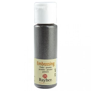 Embossing pulver - Silver, opaque, bottle 20 ml