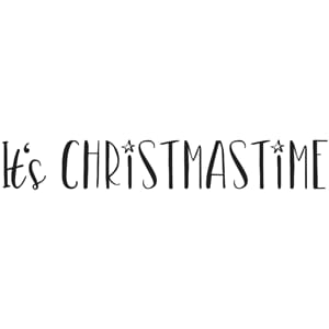 Stempel - Its Christmastime, montert