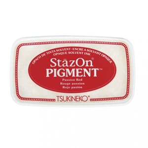 StazOn Pigment Ink - Passion Red