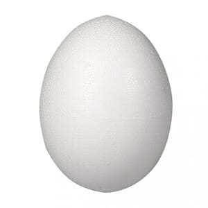 Isopor egg, str 8 cm, 5/Pkg