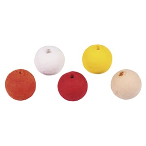 Vattkuler - Mix farge, rød & gul, dia 18 mm, 25 stk