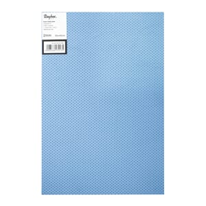 Mosegummi - Blå prikket, 2 mm, str 30x45 cm, 1/Pkg
