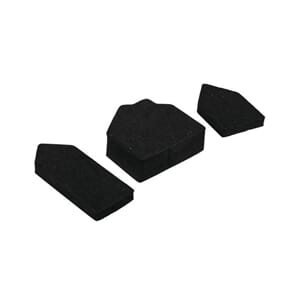 Nupsi - Mini hus, støpeform tilbehør, 24 stk