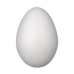 Isopor - Egg delbart, str 15 cm, 1 sett
