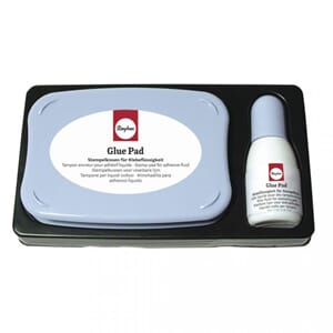 Glue Pad, acid free , with a 15 ml glue re-filling bottle