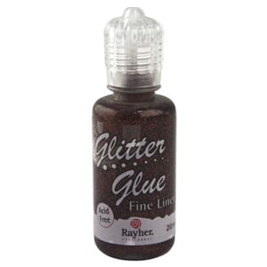 Glittelim Metallik -  Mokka, flaske 20 ml