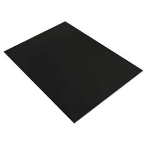Mosegummi, 3 mm, black, 30x40 cm
