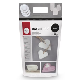 Raysin 100 - Gipspulver 1kg, for form støping