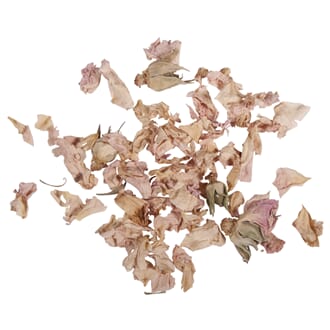 Tørkede blomster - Rosenblader gulrosa, 5 gram