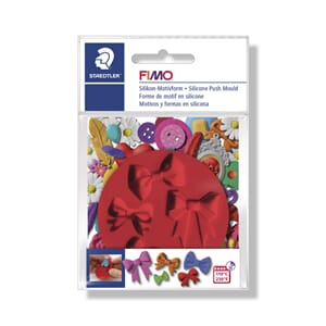 Fimo: Bows Silikonform, str 7 cm