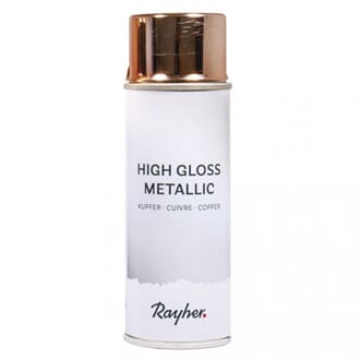 Metallik spray - Kopper, høy glans, 200 ml