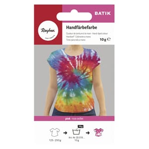Batikkfarge - Rosa, 10 gram
