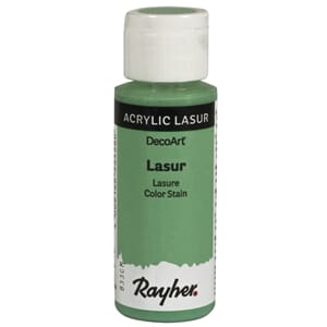 Lasur Transparent akrylmaling - Mint, 59 ml