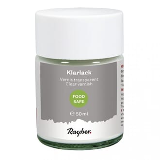 Food-safe klarlack, matvennlig klarlakk, 50 ml
