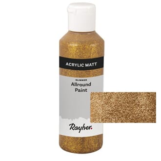 Glitter maling - Brilliant kobber metallik, 80 ml