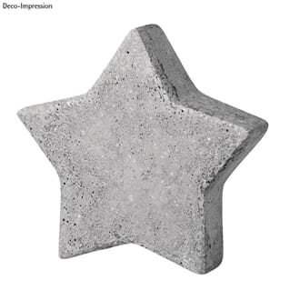 Støpeform for betong og gips - Stjerne i str 9 cm