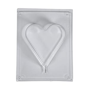 Støpeform - Hjerte, str 8.5x9.2 cm