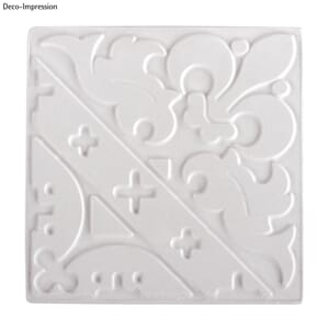 Støpeform mønster - Ornament, str 11x11 cm