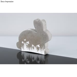 Støpeform for betong og gips - Hare, str 15x13x3cm