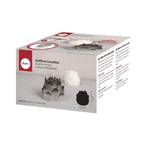 Silikon støpeform - Lotusblomst, str 5,5x5,5 cm