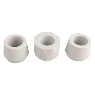 Støpeform - Mini potter, silikon, str 5x5 cm, 3 former