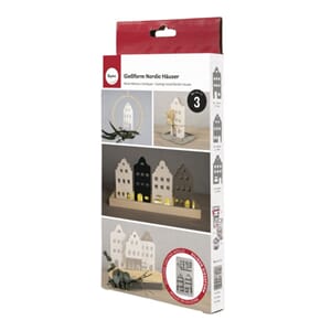 Støpeform - Mini hus, silikon, str 14,5x26x2cm