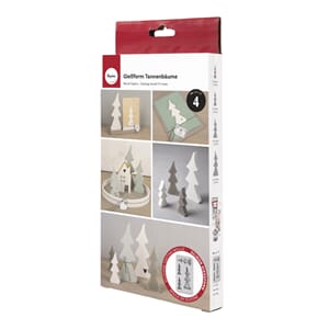 Støpeform - Mini juletrær, silikon form, str 14,5x26x2cm