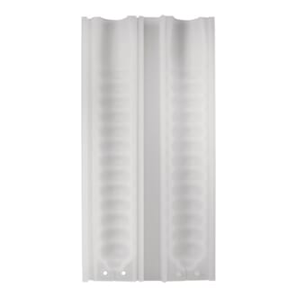 Støpeform - Stripet lys, str 2x19,5 cm, 2 deler