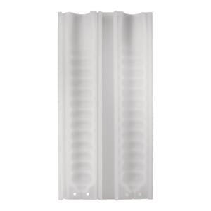 Støpeform - Stripet lys, str 2x19,5 cm, 2 deler